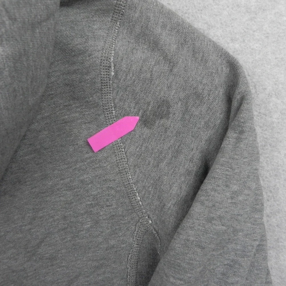 J.Crew Hoodie Mens Medium Gray Full Zip Outerwear Fleece Cotton Sweatshirt 18038